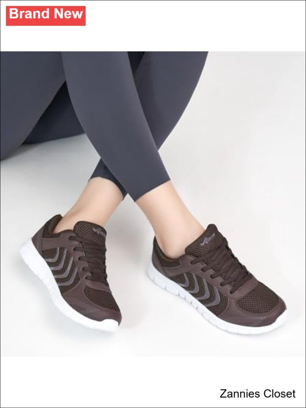 ✨ Lightweight Breathable Mesh Walking Shoes Memory Foam Non Slip Sneakers - Picture 5 of 6